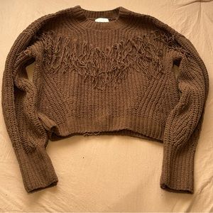 Brown sweater